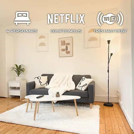 Le - Centre-ville Gare - Spacieux - Netflix *